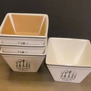 Cafe de Paris Square Bowls Set